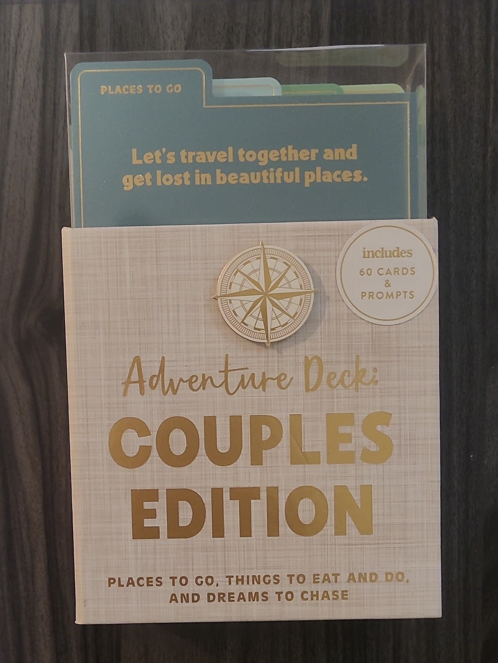 Eccolo Adventure Decks Couples Edition - Teal & Gold